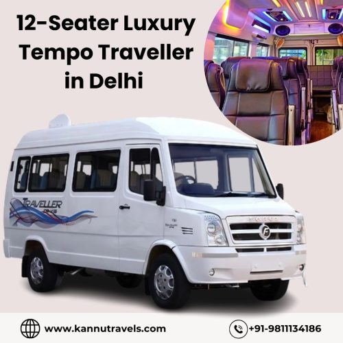 12-seater luxury tempo traveller in delhi